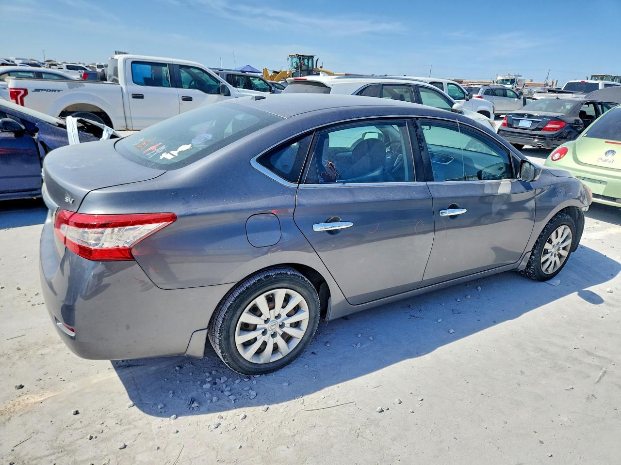 2015 Nissan Sentra Sv Gray vin: 3N1AB7AP0FL666552