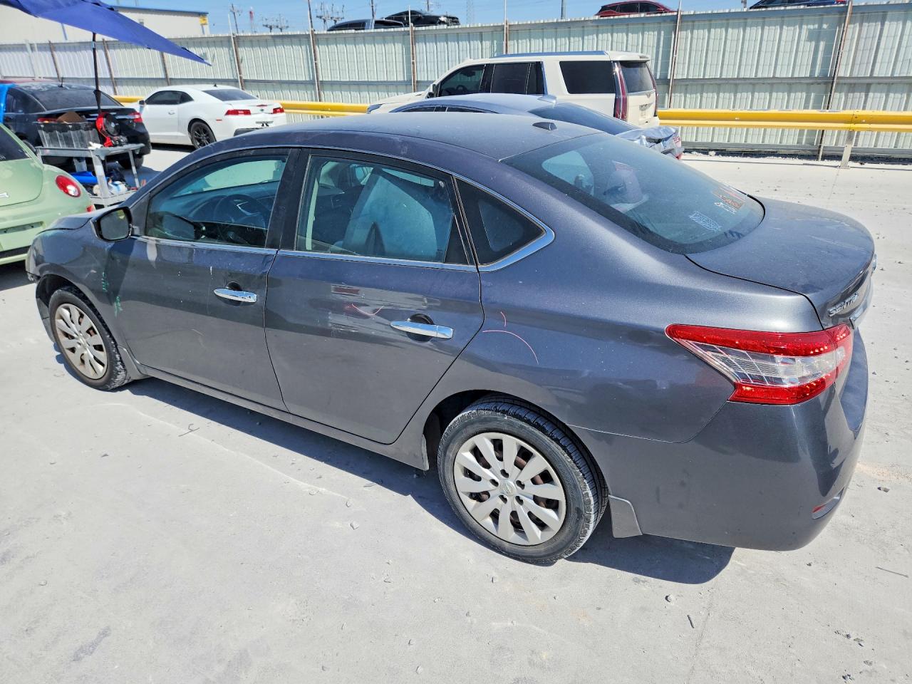 2015 Nissan Sentra Sv Gray vin: 3N1AB7AP0FL666552
