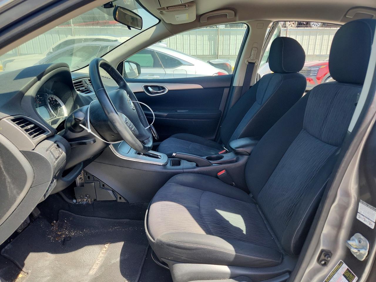 2015 Nissan Sentra Sv Gray vin: 3N1AB7AP0FL666552