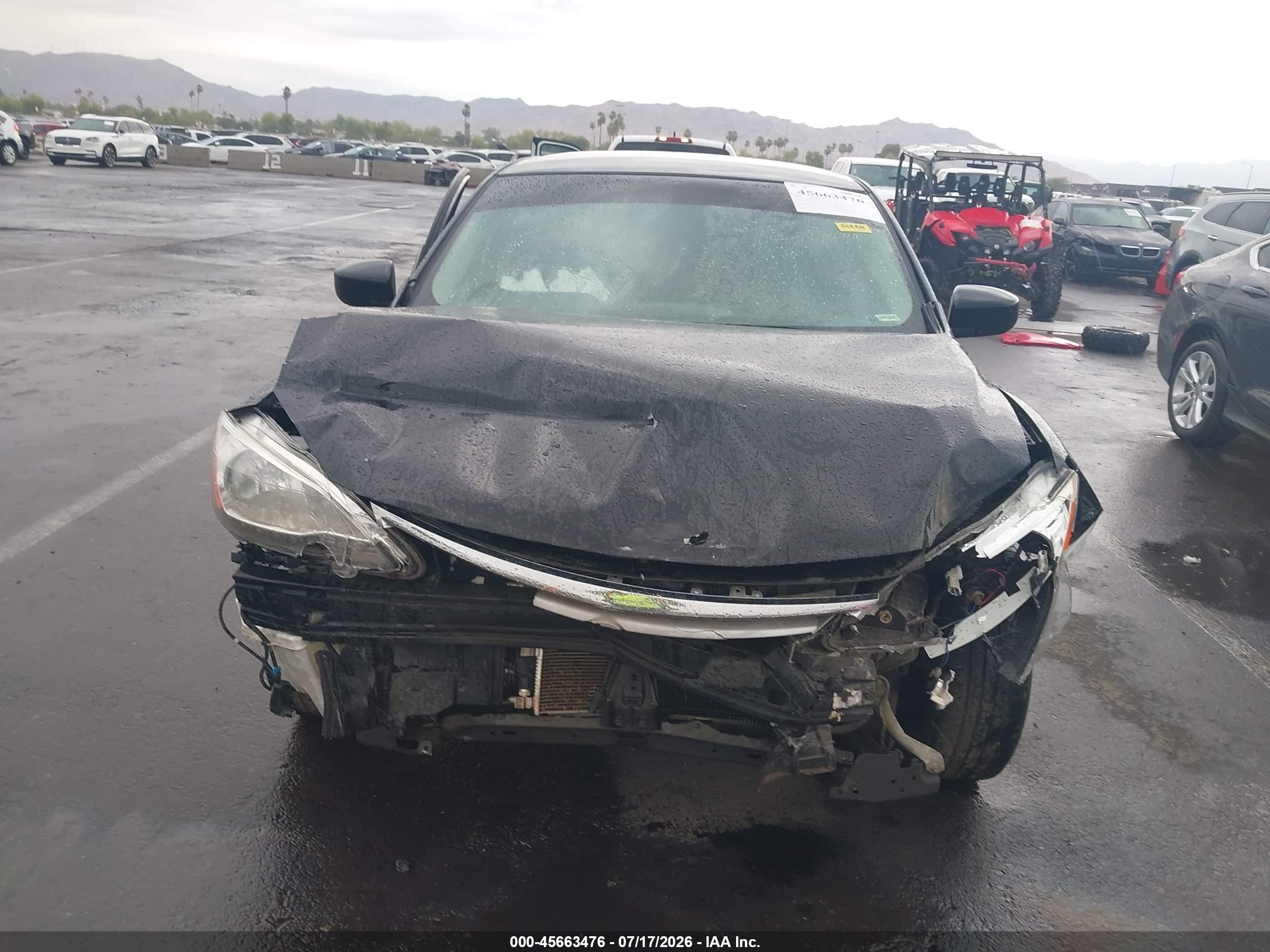 2015 Nissan Sentra Sv Black vin: 3N1AB7AP0FL676689