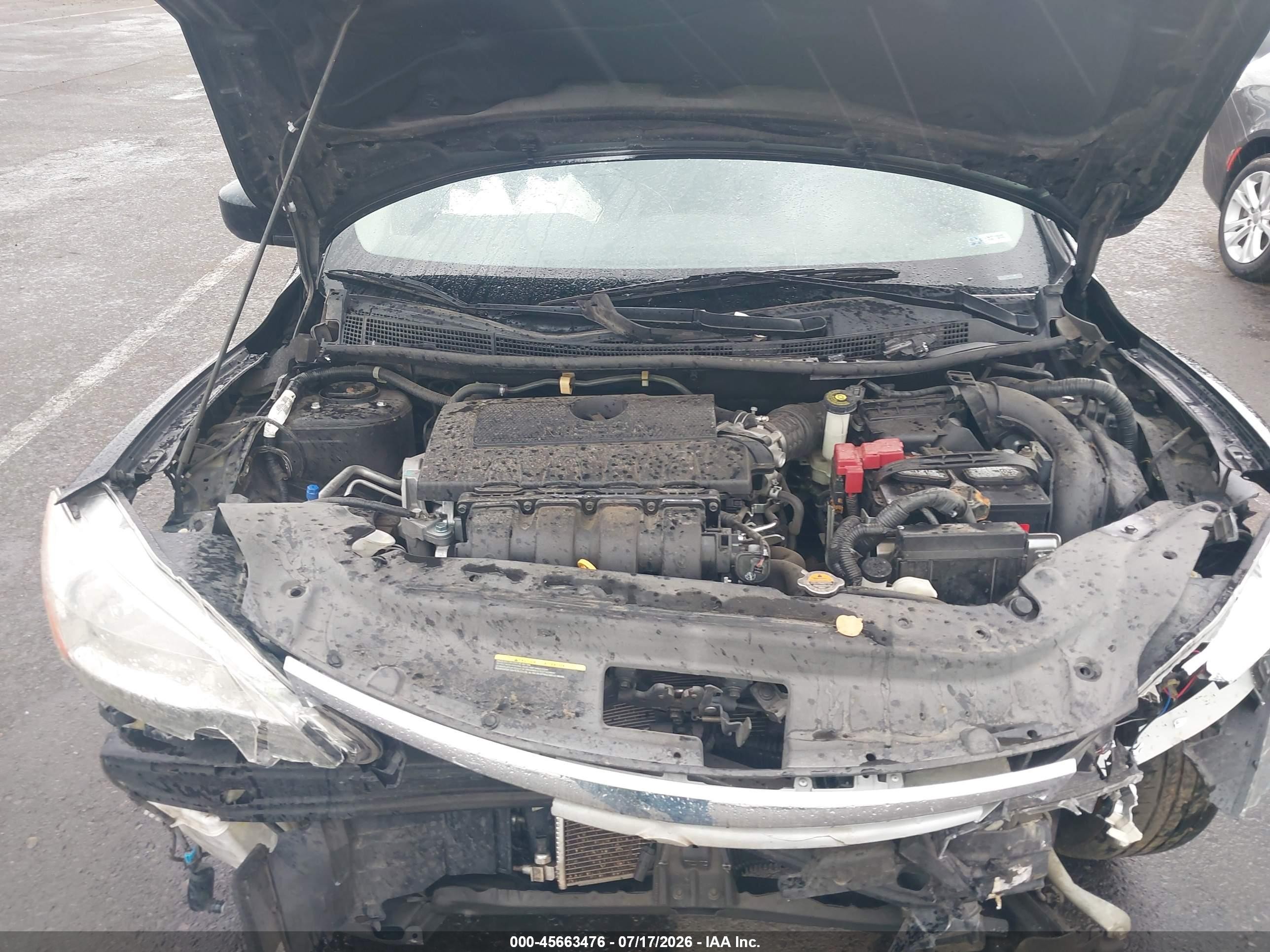 2015 Nissan Sentra Sv Black vin: 3N1AB7AP0FL676689