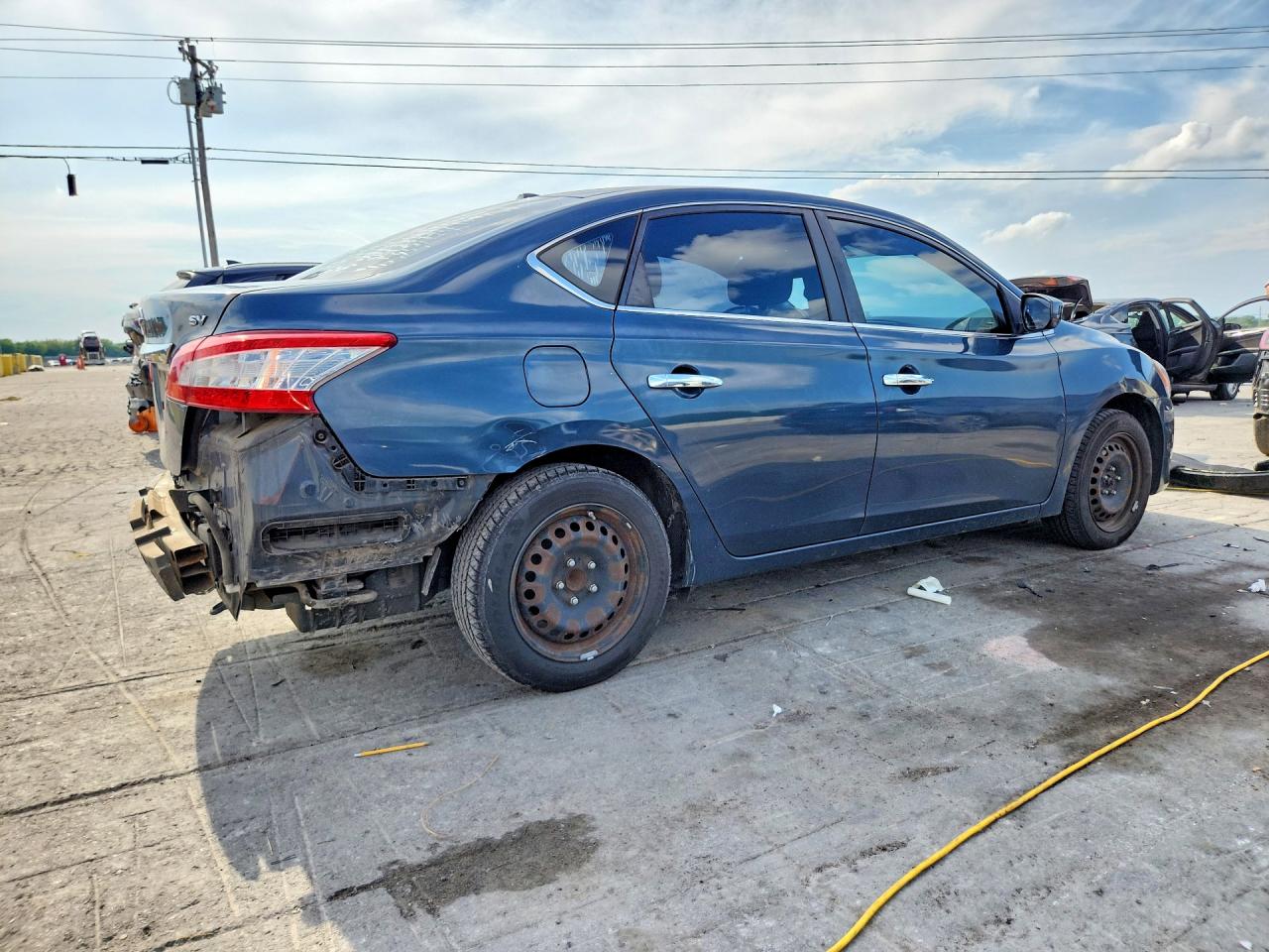 2015 Nissan Sentra Sv Blue vin: 3N1AB7AP0FL681164