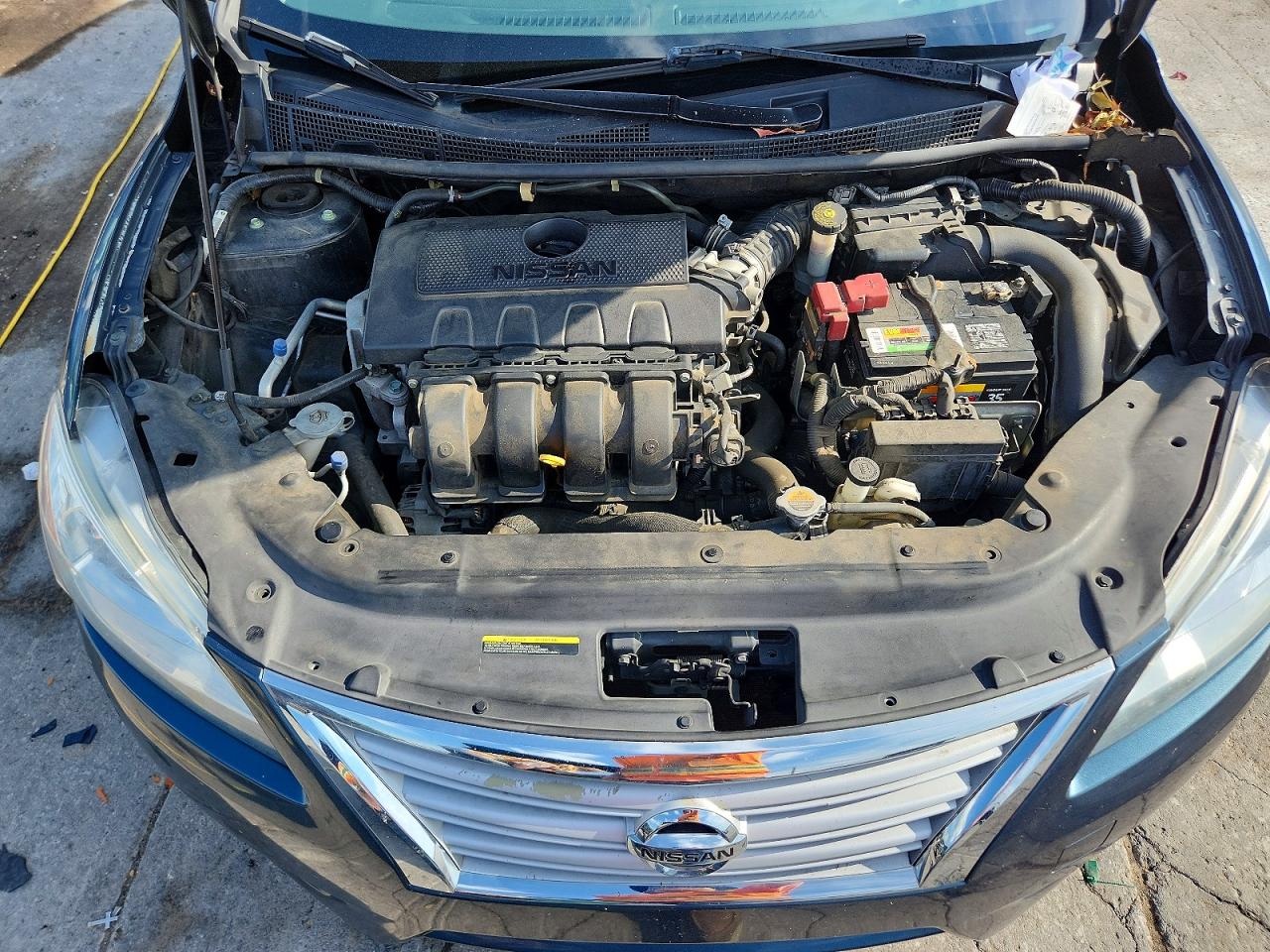 2015 Nissan Sentra Sv Blue vin: 3N1AB7AP0FL681164