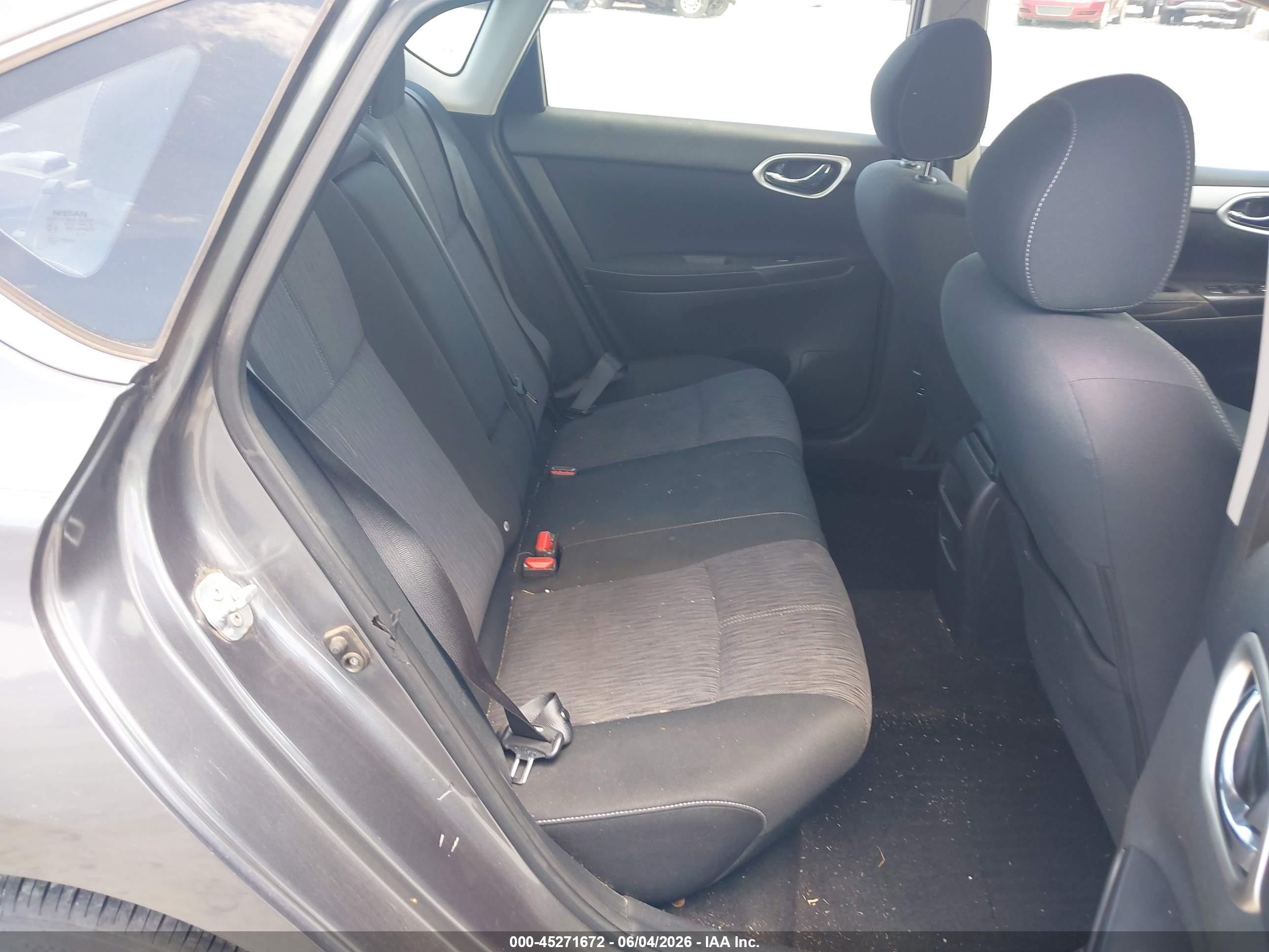 2015 Nissan Sentra Sv Gray vin: 3N1AB7AP0FL684260
