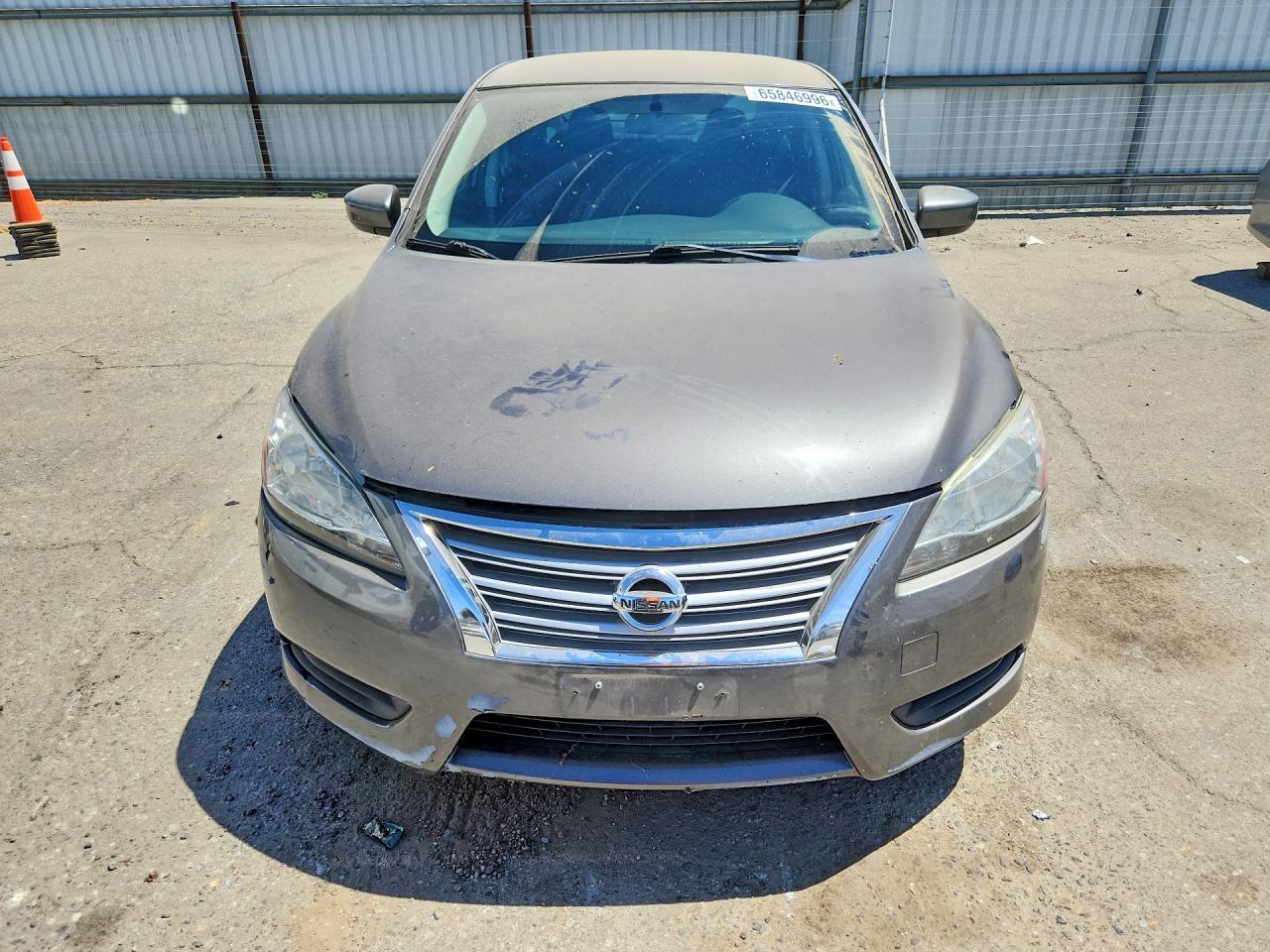 2015 Nissan Sentra Sv Gray vin: 3N1AB7AP0FL685893