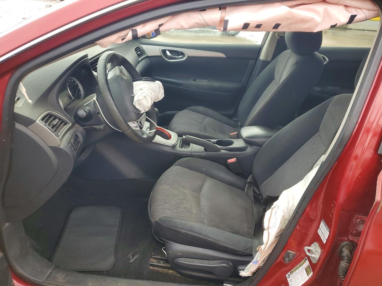 2015 Nissan Sentra Sv Red vin: 3N1AB7AP0FL686185