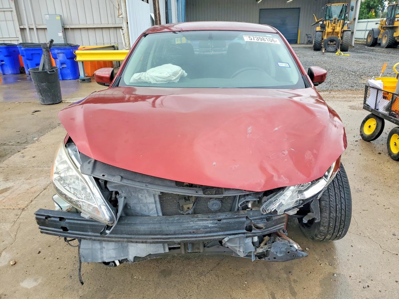 2015 Nissan Sentra Sv Red vin: 3N1AB7AP0FL686185