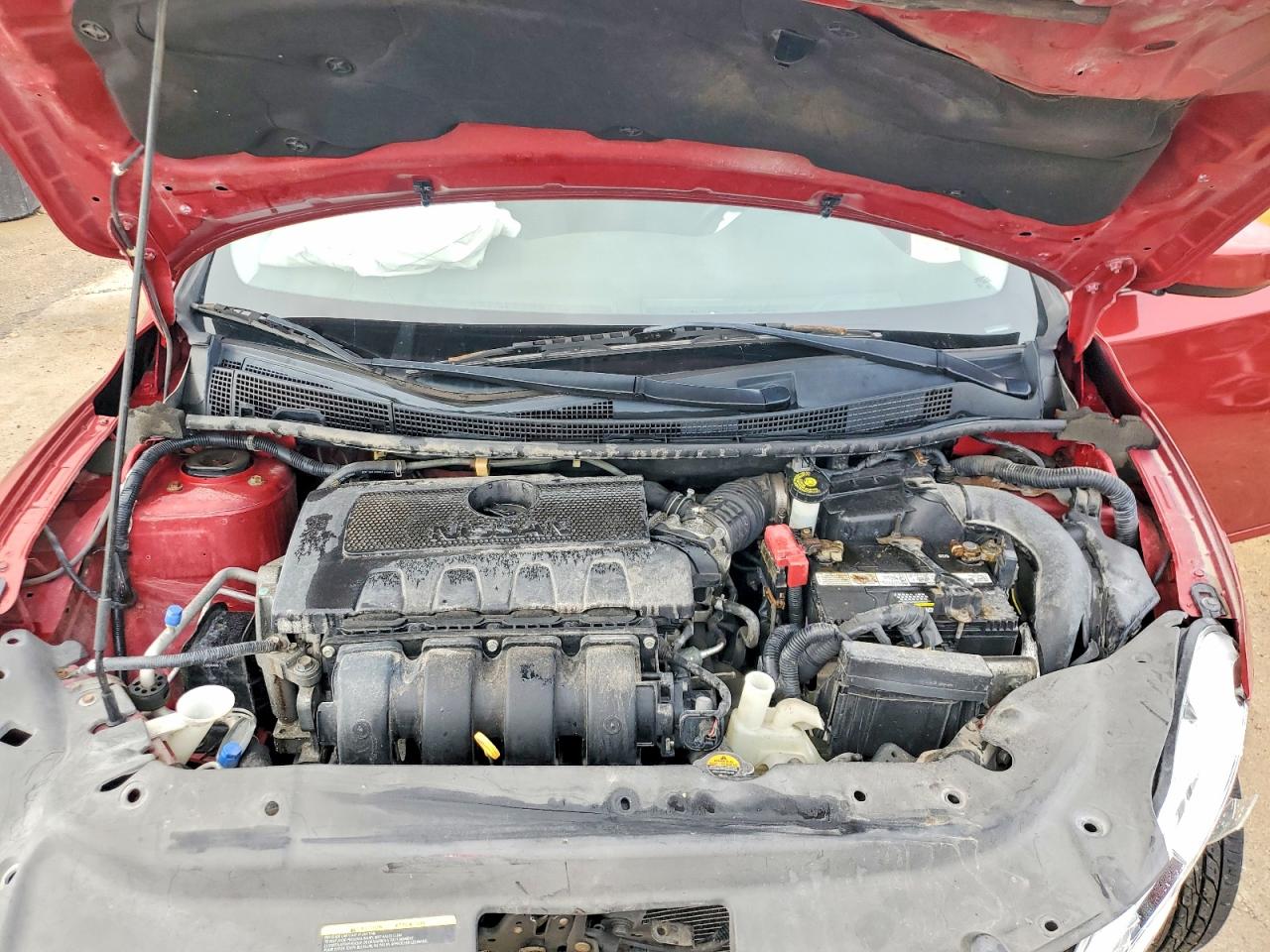 2015 Nissan Sentra Sv Red vin: 3N1AB7AP0FL686185