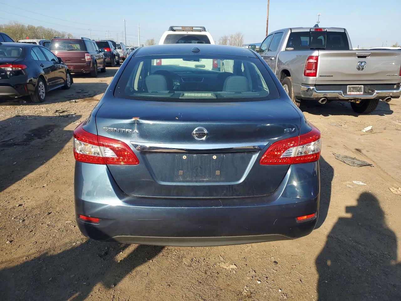 2015 Nissan Sentra Sv Бирюзовый vin: 3N1AB7AP0FL689636
