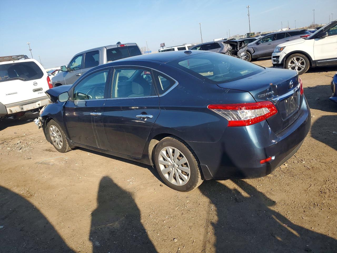 2015 Nissan Sentra Sv Бирюзовый vin: 3N1AB7AP0FL689636