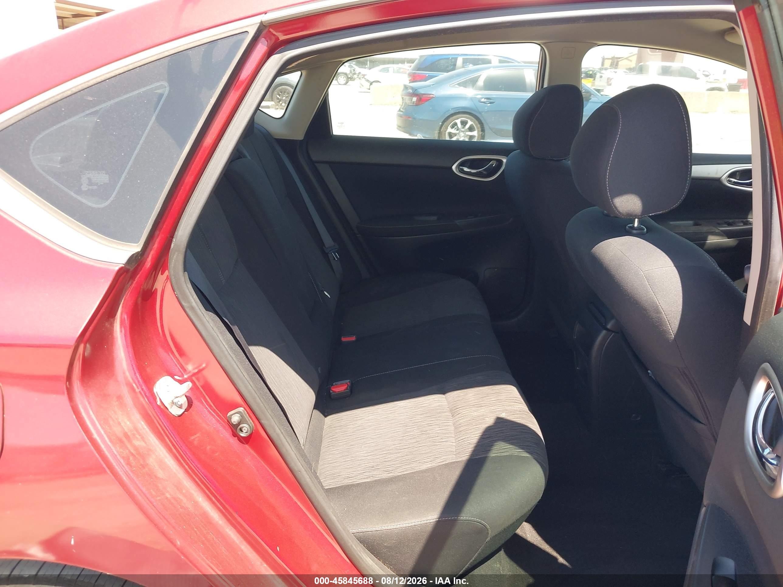 2015 Nissan Sentra Sv Burgundy vin: 3N1AB7AP0FL689703