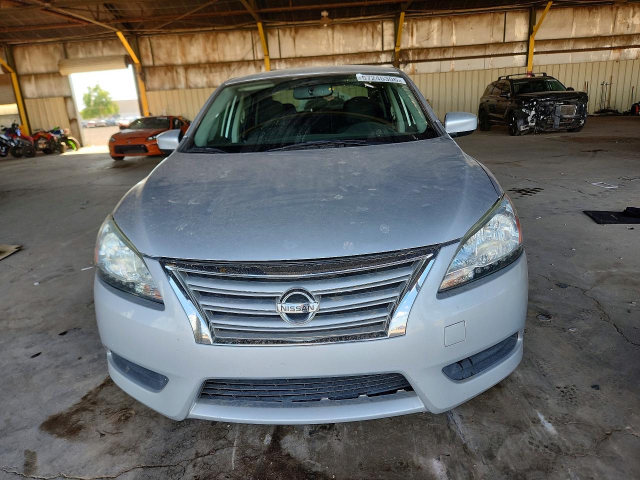 2015 Nissan Sentra Sv Silver vin: 3N1AB7AP0FL692973