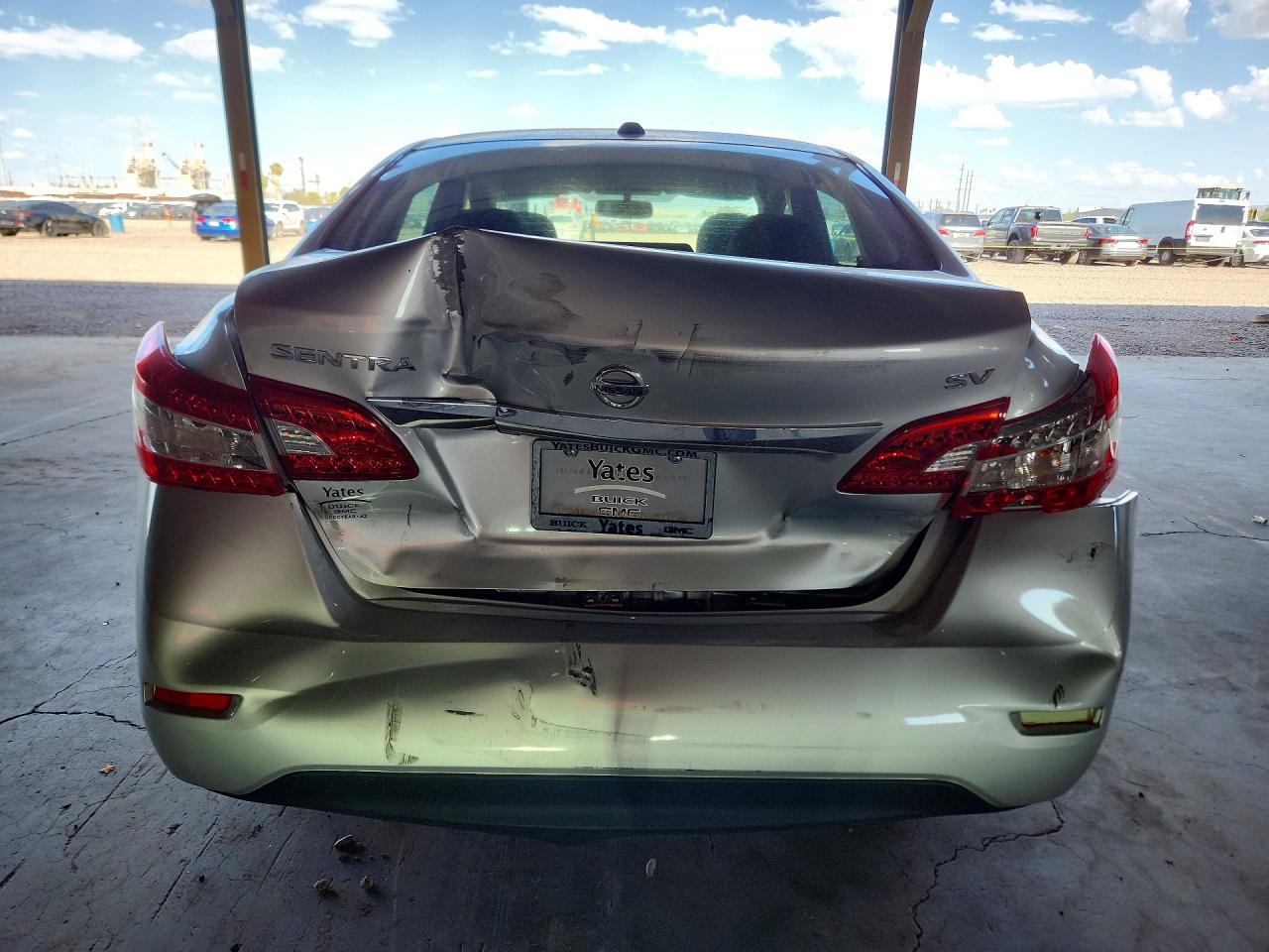 2015 Nissan Sentra Sv Silver vin: 3N1AB7AP0FL692973