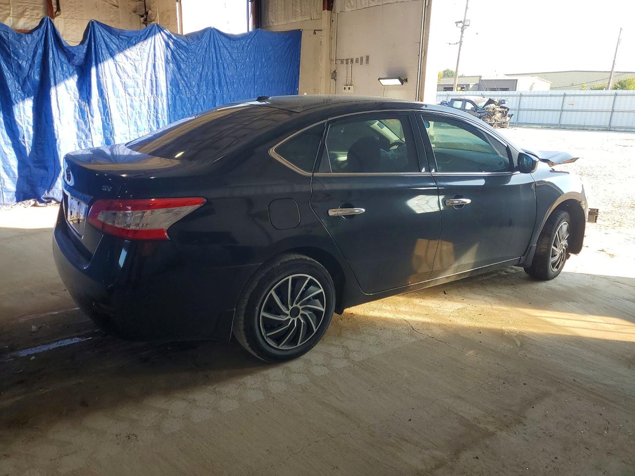 2015 Nissan Sentra Sv Black vin: 3N1AB7AP0FL695470