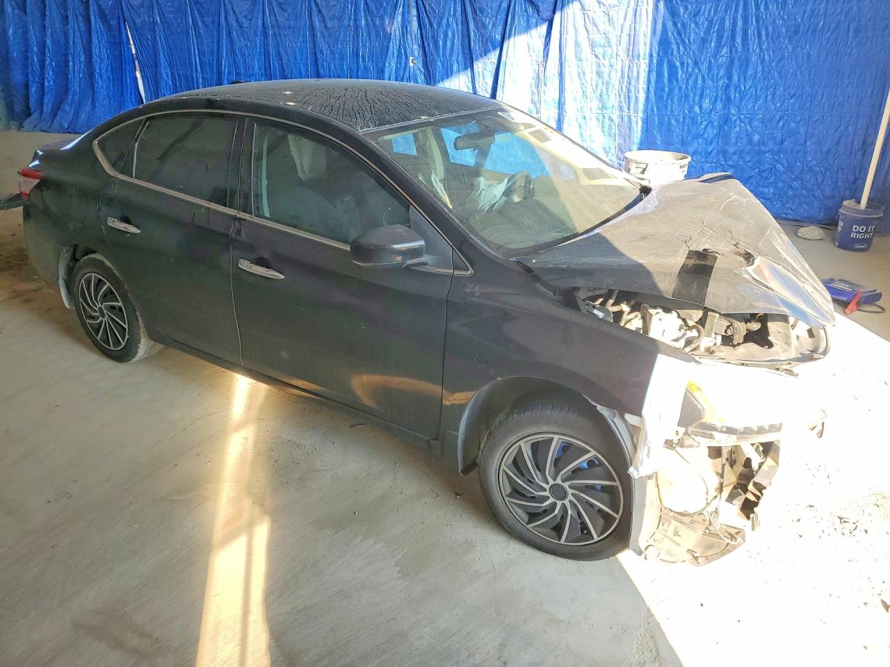 2015 Nissan Sentra Sv Black vin: 3N1AB7AP0FL695470
