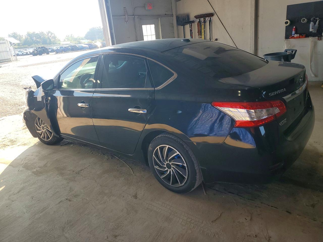 2015 Nissan Sentra Sv Black vin: 3N1AB7AP0FL695470