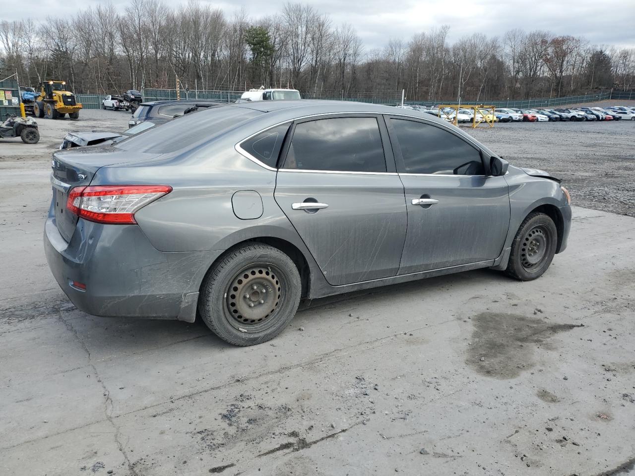 2015 Nissan Sentra S Серебряный vin: 3N1AB7AP0FL695744