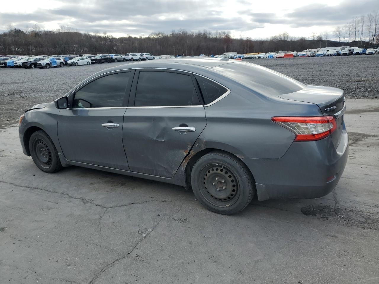2015 Nissan Sentra S Серебряный vin: 3N1AB7AP0FL695744