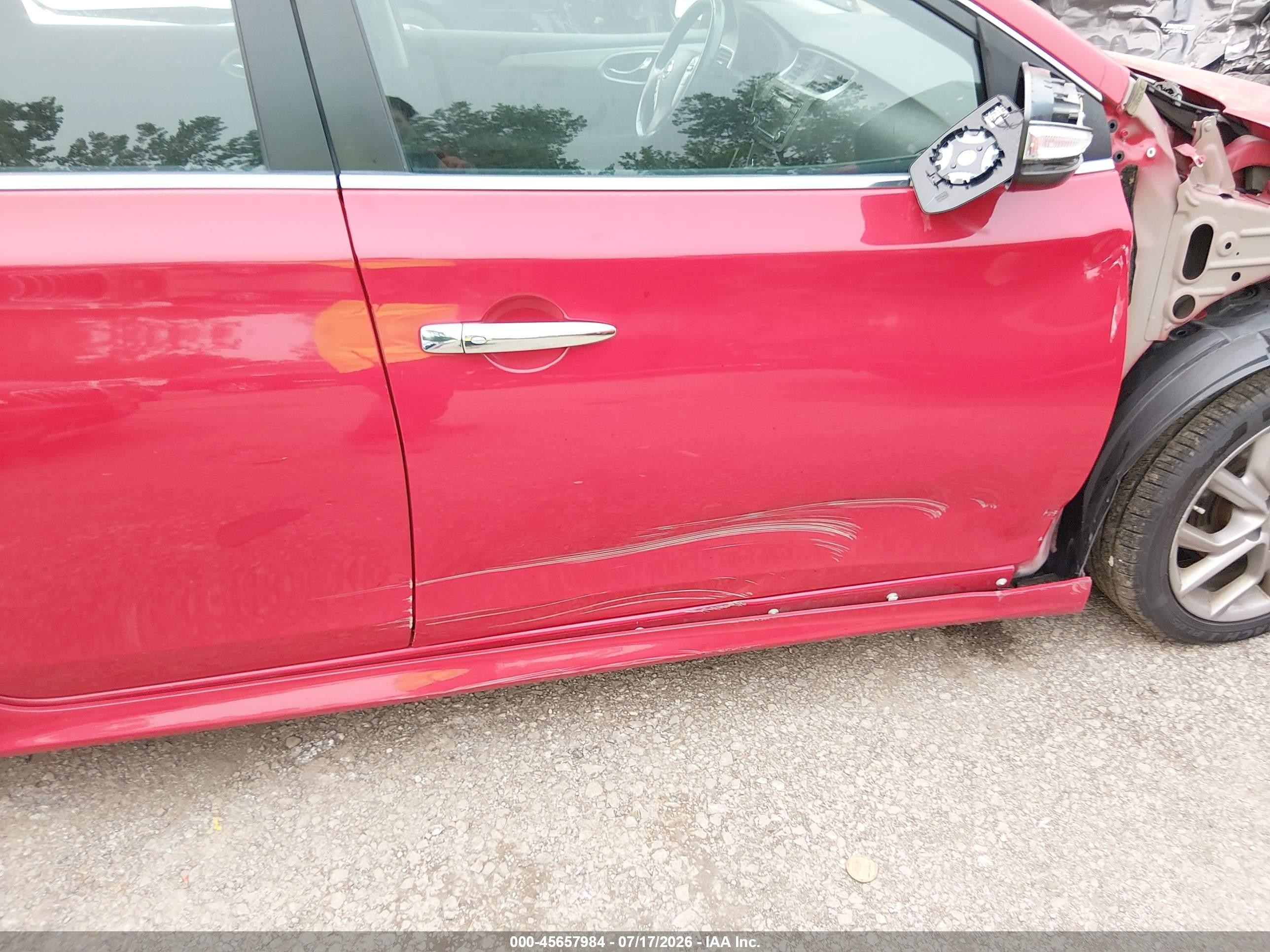 2015 Nissan Sentra Sr Red vin: 3N1AB7AP0FY230920
