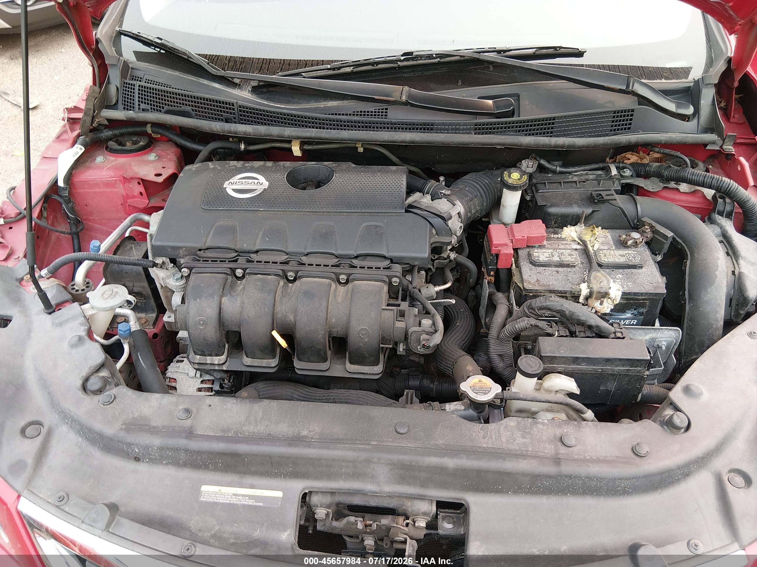 2015 Nissan Sentra Sr Red vin: 3N1AB7AP0FY230920