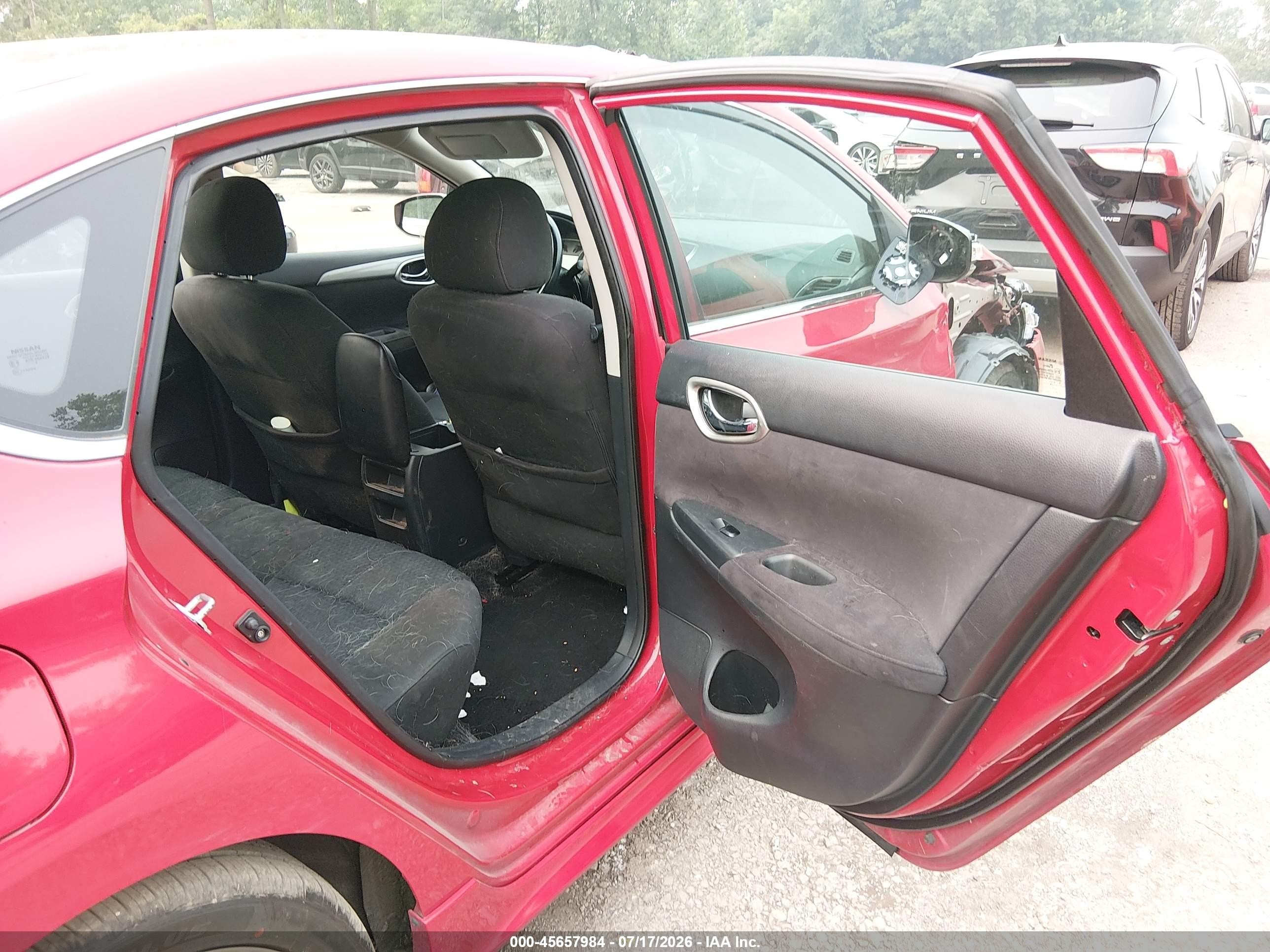 2015 Nissan Sentra Sr Red vin: 3N1AB7AP0FY230920