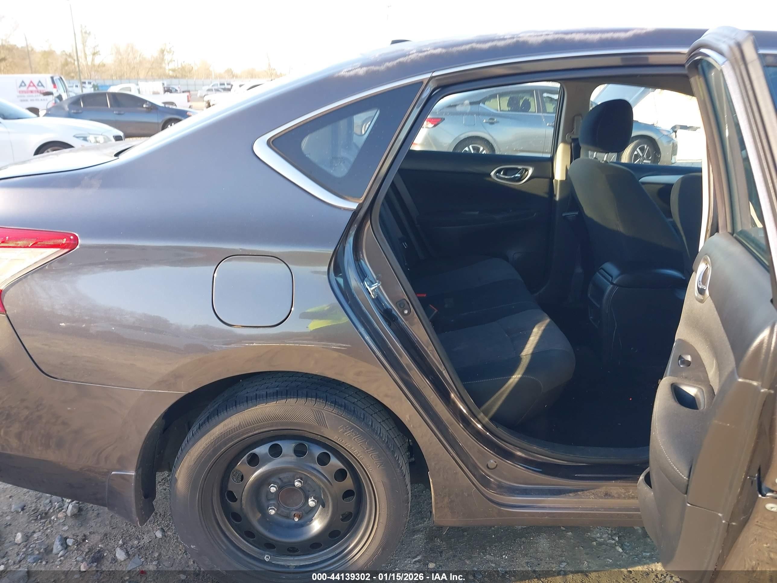 2015 Nissan Sentra Sv Gray vin: 3N1AB7AP0FY244204