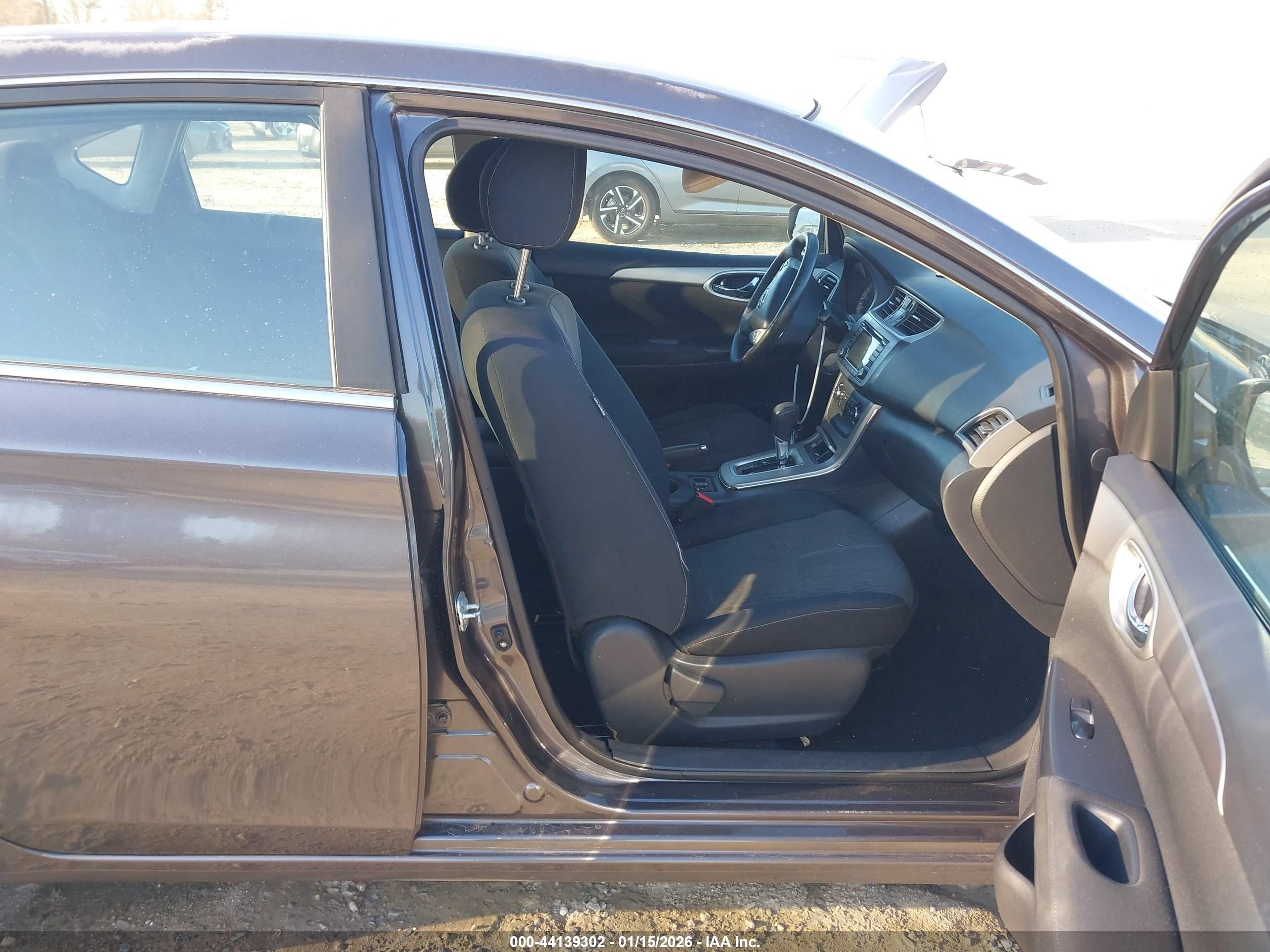 2015 Nissan Sentra Sv Gray vin: 3N1AB7AP0FY244204
