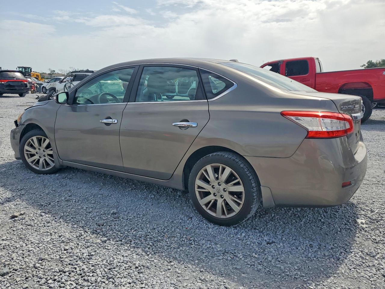 2015 Nissan Sentra Sl Tan vin: 3N1AB7AP0FY255607