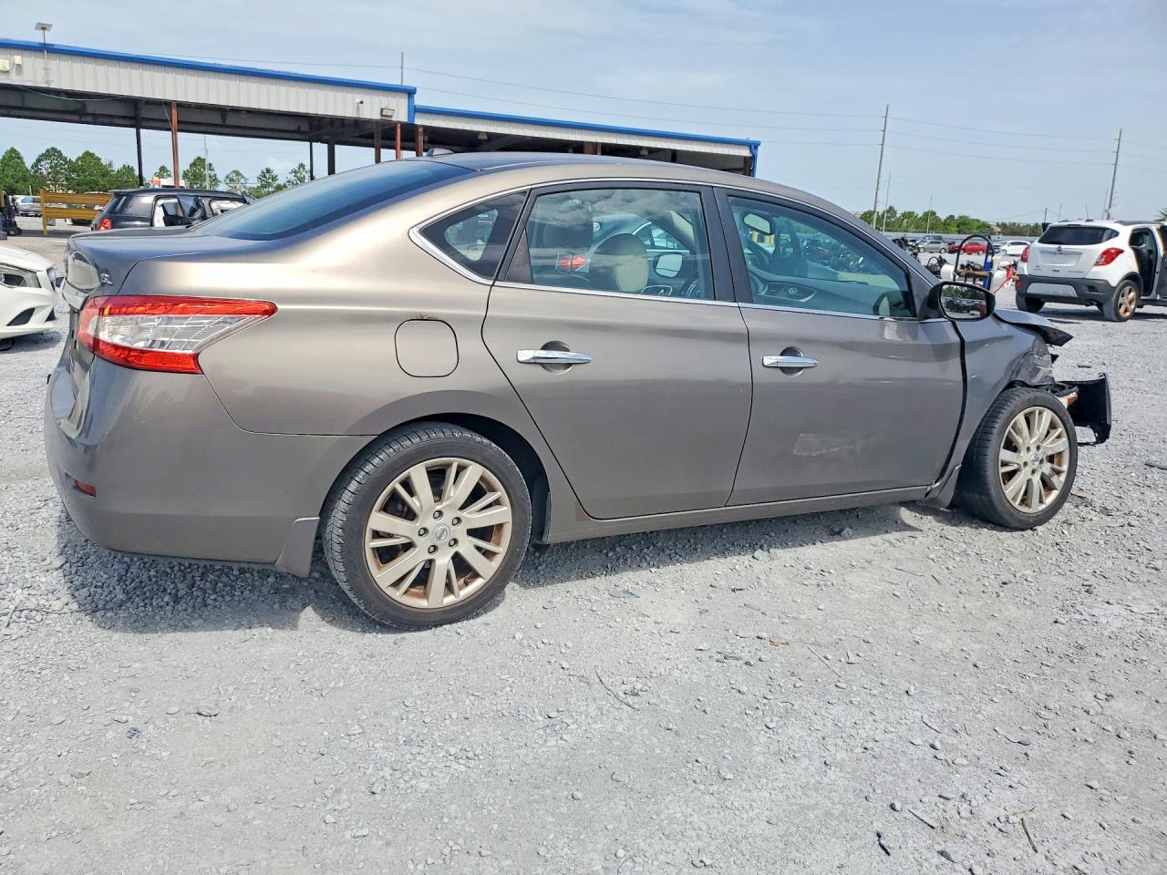 2015 Nissan Sentra Sl Tan vin: 3N1AB7AP0FY255607