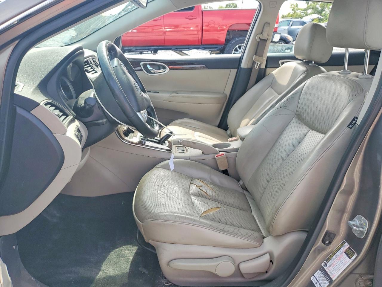2015 Nissan Sentra Sl Tan vin: 3N1AB7AP0FY255607