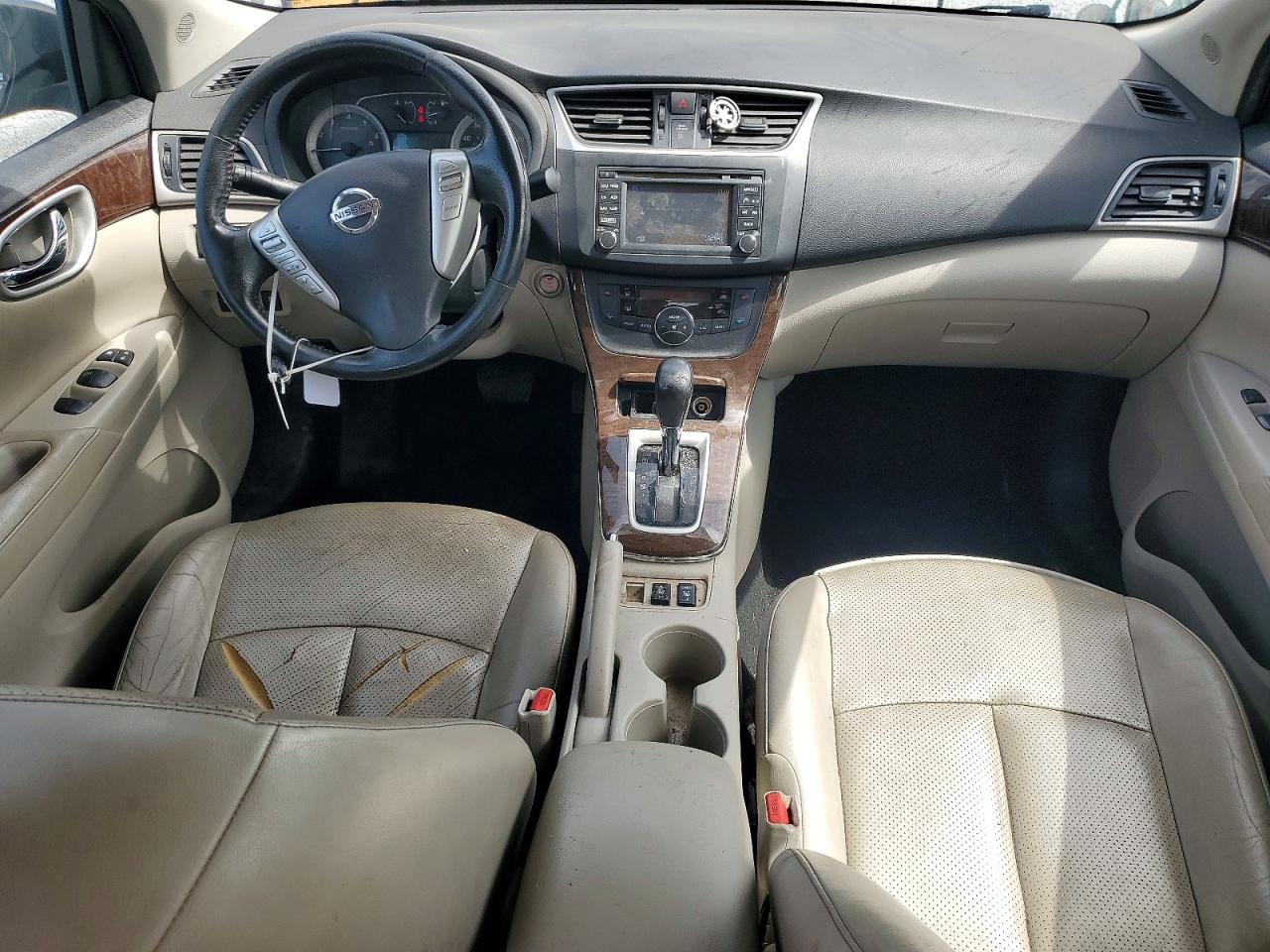 2015 Nissan Sentra Sl Tan vin: 3N1AB7AP0FY255607