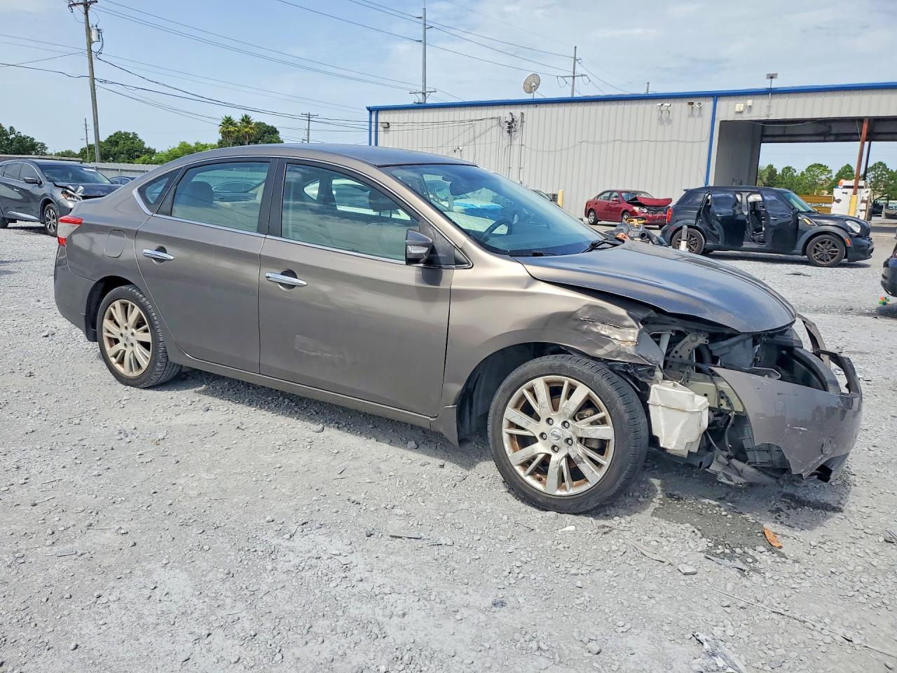 2015 Nissan Sentra Sl Tan vin: 3N1AB7AP0FY255607