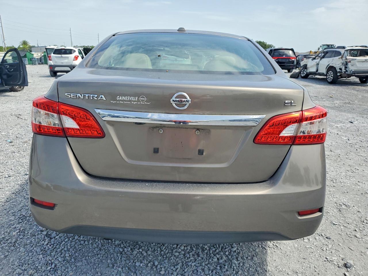 2015 Nissan Sentra Sl Tan vin: 3N1AB7AP0FY255607