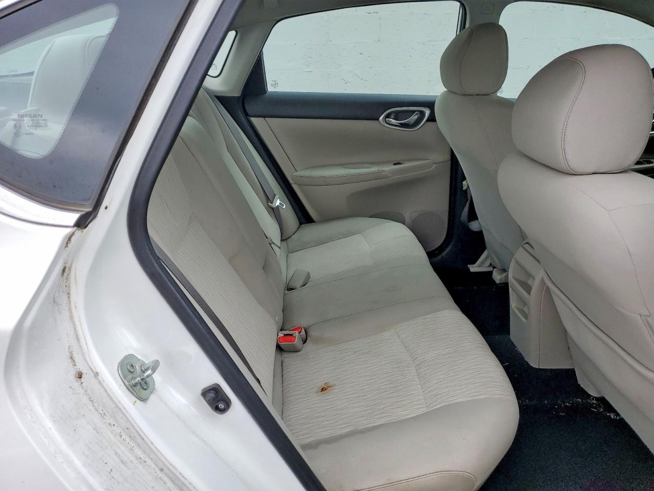 2015 Nissan Sentra Sv Белый vin: 3N1AB7AP0FY264324