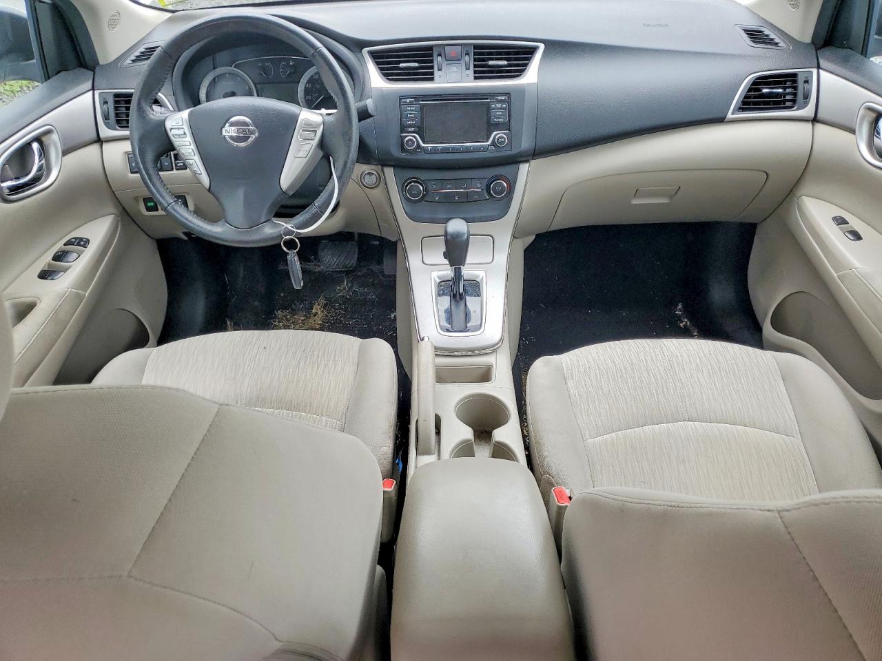 2015 Nissan Sentra Sv Белый vin: 3N1AB7AP0FY264324