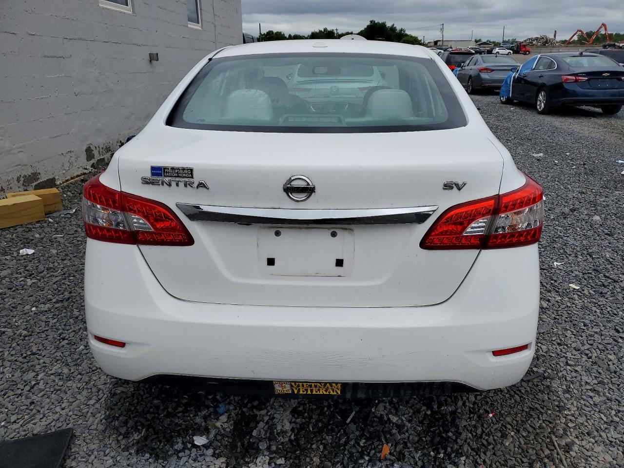 2015 Nissan Sentra Sv Белый vin: 3N1AB7AP0FY264324