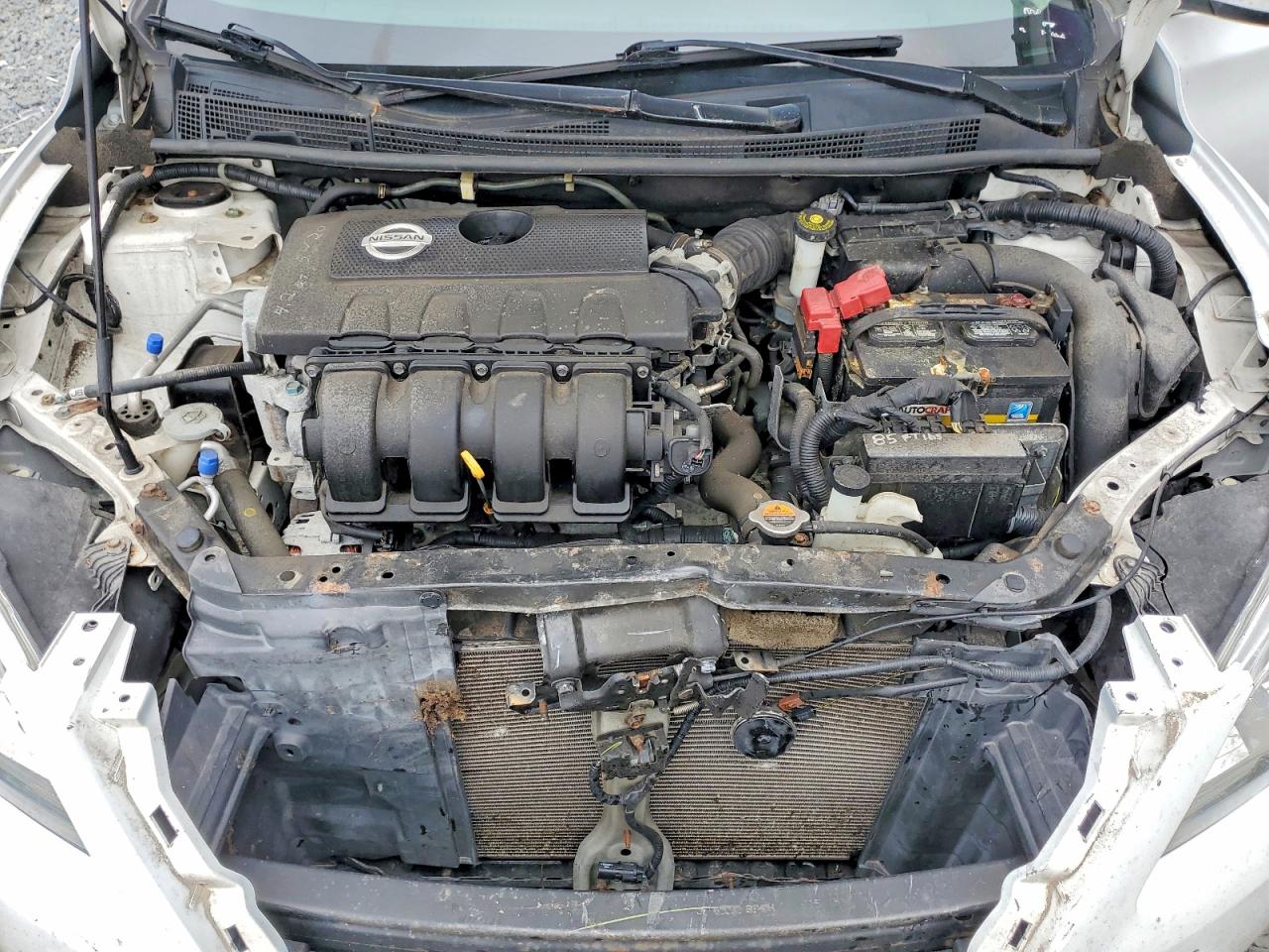 2015 Nissan Sentra Sv Белый vin: 3N1AB7AP0FY264324