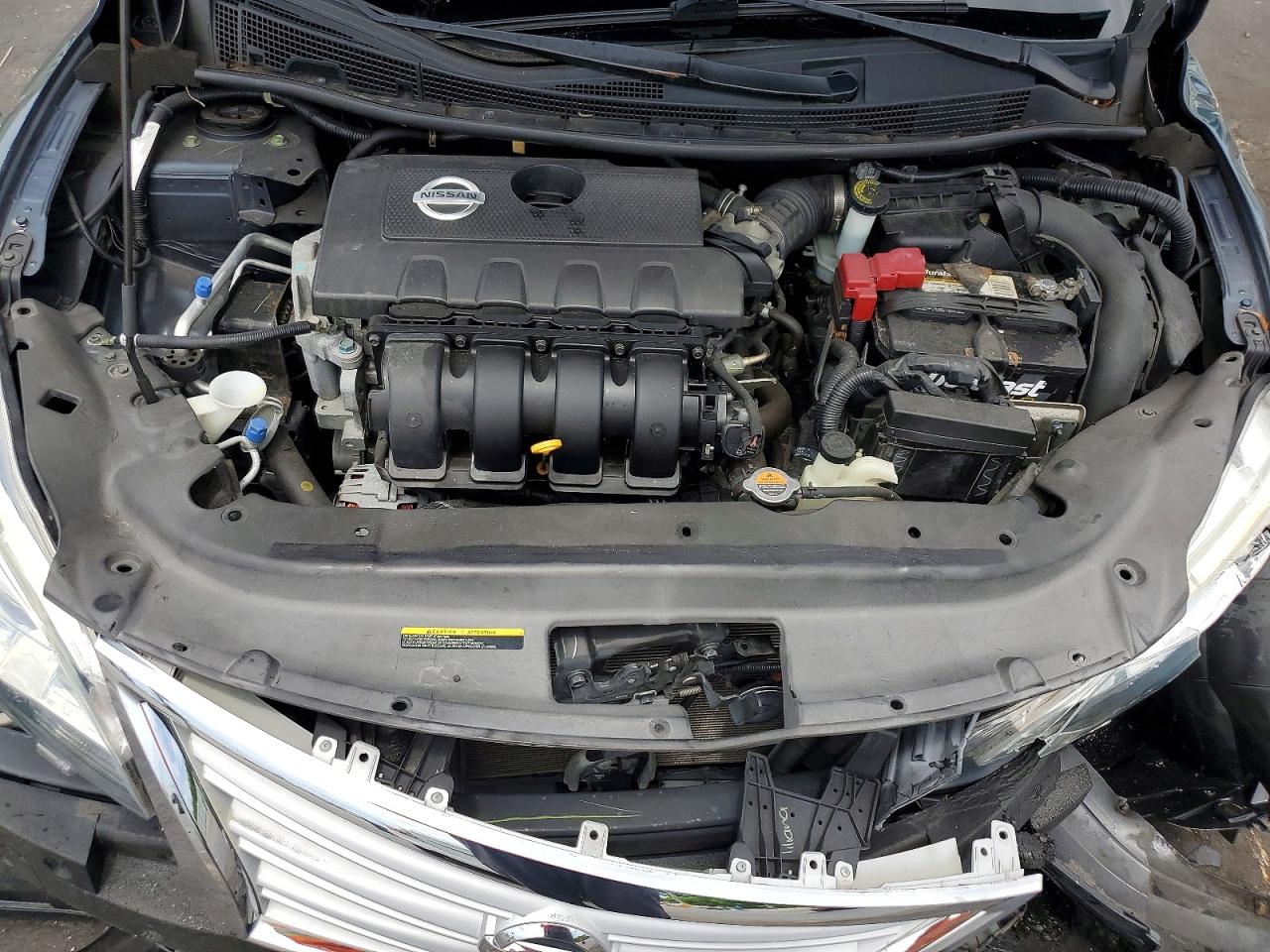 2015 Nissan Sentra Sv Синий vin: 3N1AB7AP0FY264551