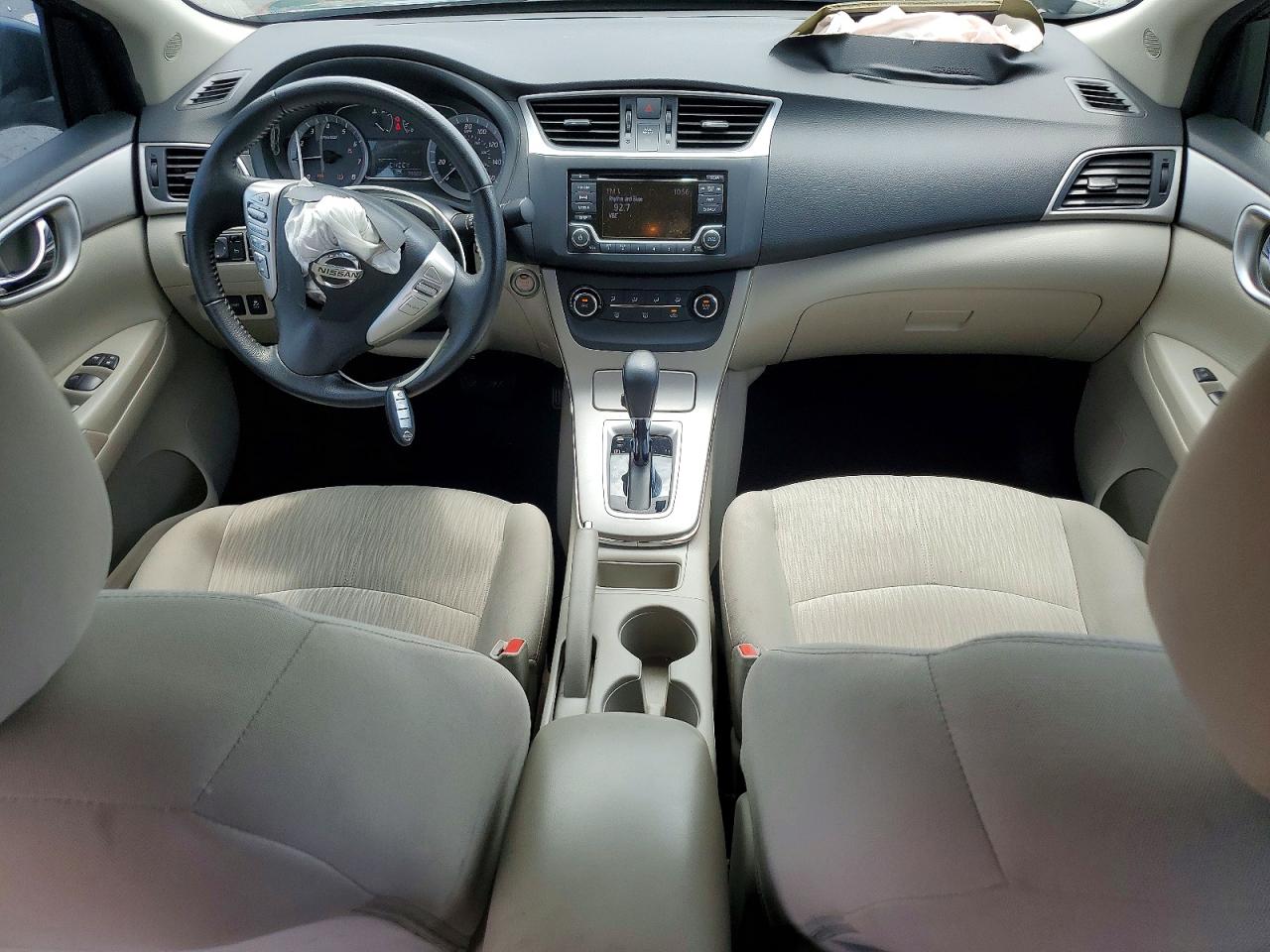 2015 Nissan Sentra Sv Синий vin: 3N1AB7AP0FY264551