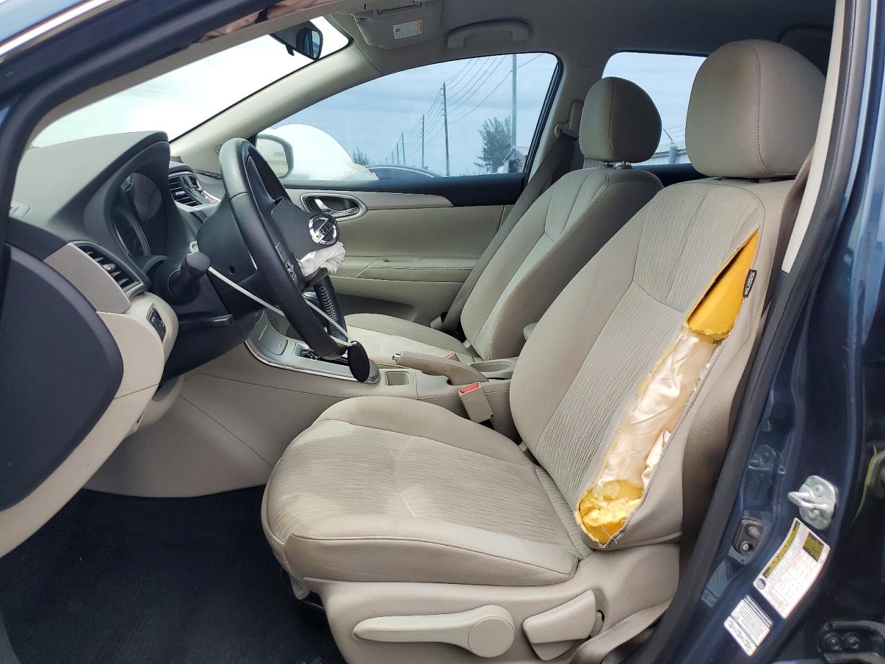 2015 Nissan Sentra Sv Синий vin: 3N1AB7AP0FY264551