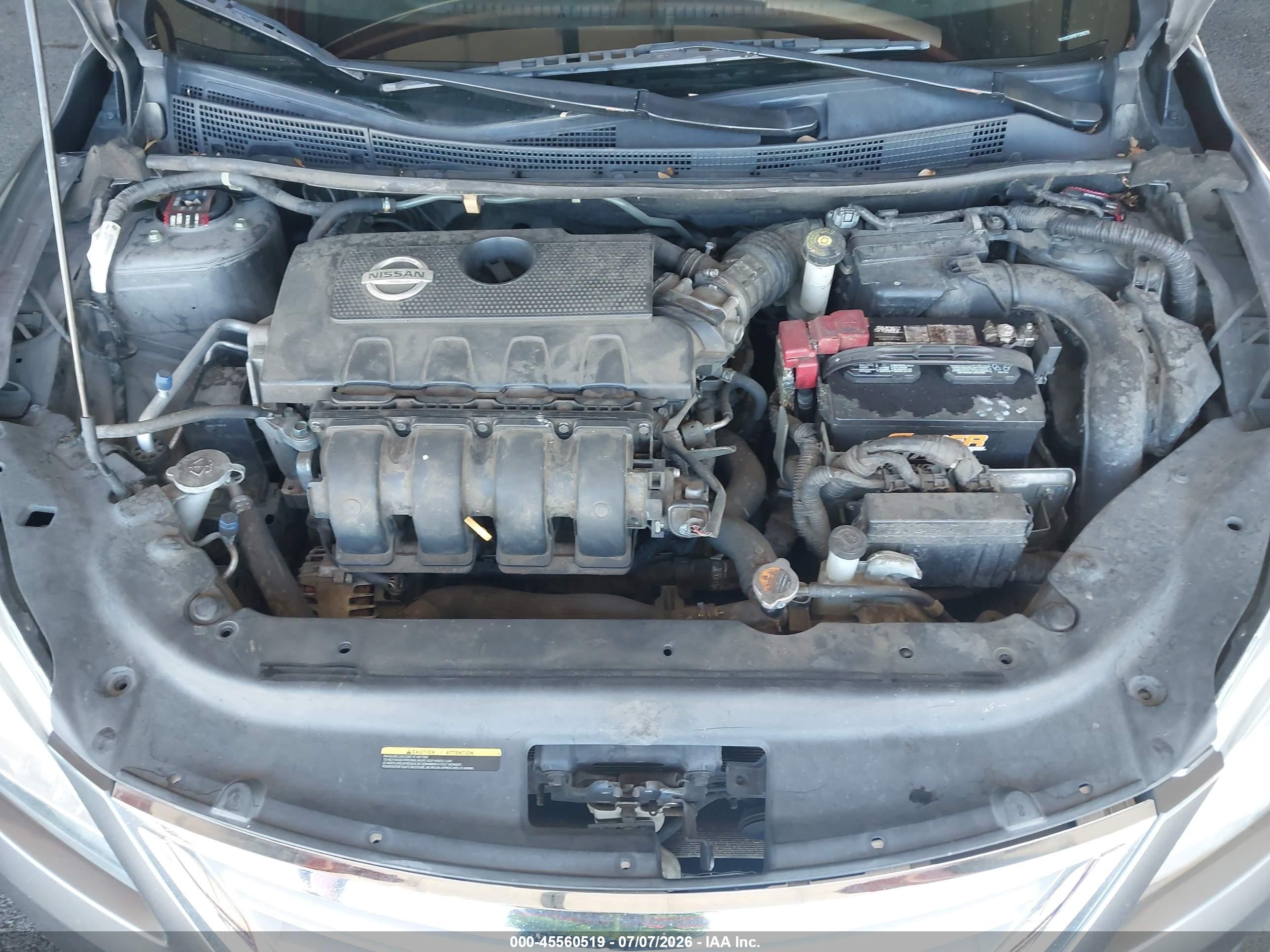 2015 Nissan Sentra S Gray vin: 3N1AB7AP0FY269278
