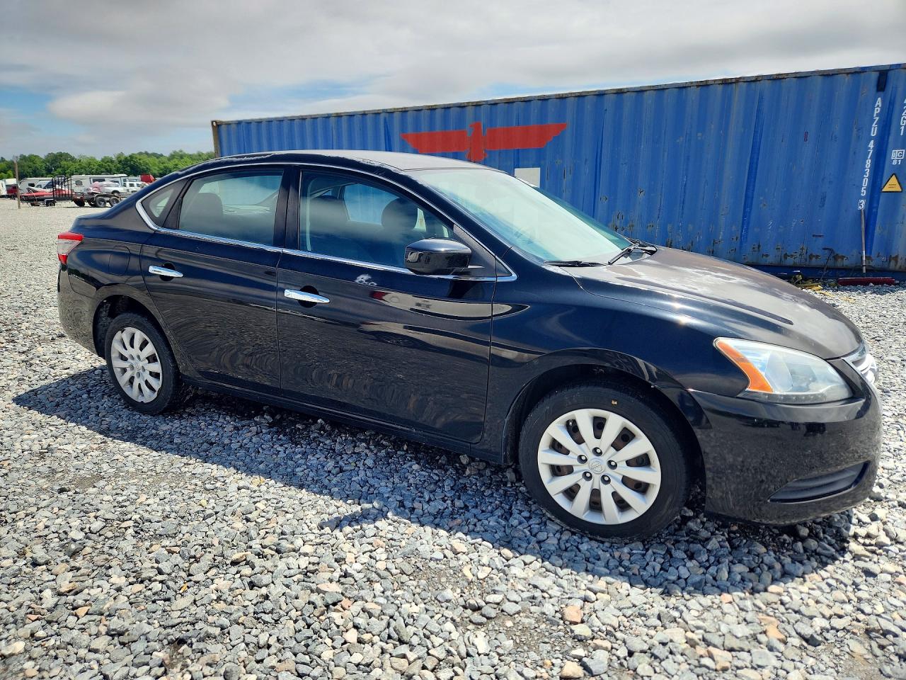 2015 Nissan Sentra S Black vin: 3N1AB7AP0FY272911