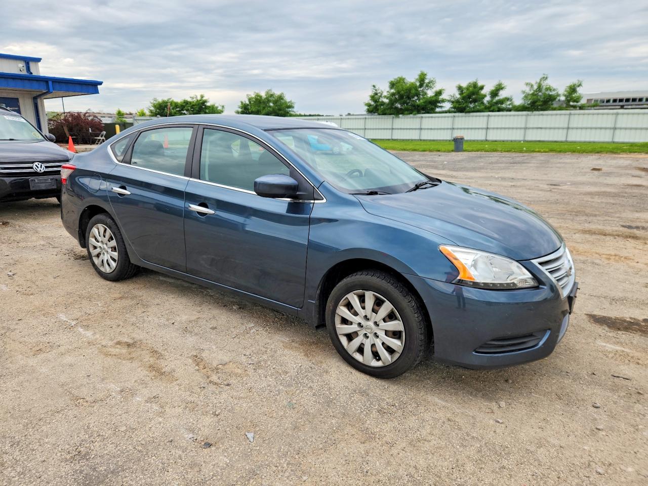 2015 Nissan Sentra Sv Teal vin: 3N1AB7AP0FY273430