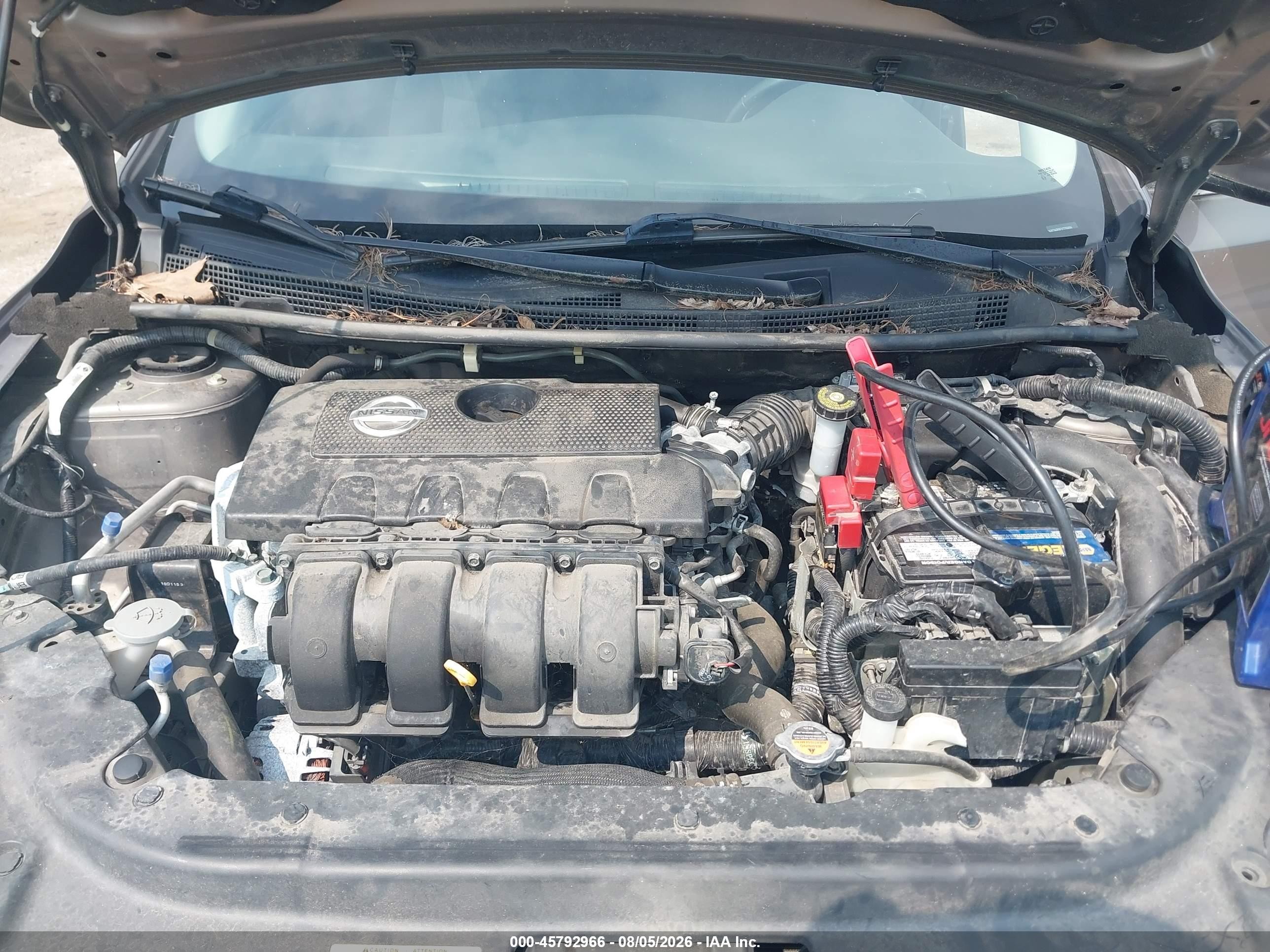 2015 Nissan Sentra Sv Gray vin: 3N1AB7AP0FY275856
