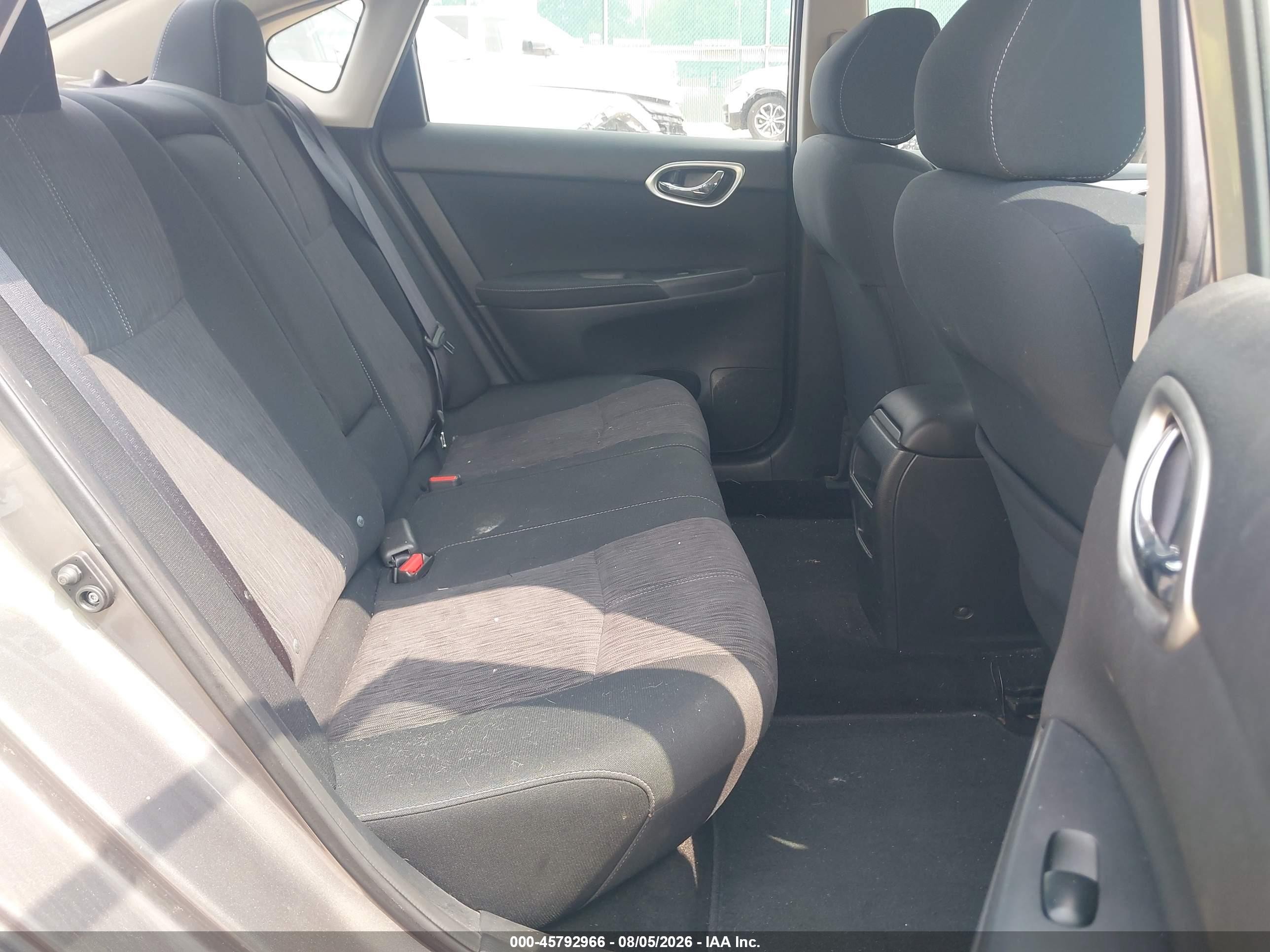 2015 Nissan Sentra Sv Gray vin: 3N1AB7AP0FY275856