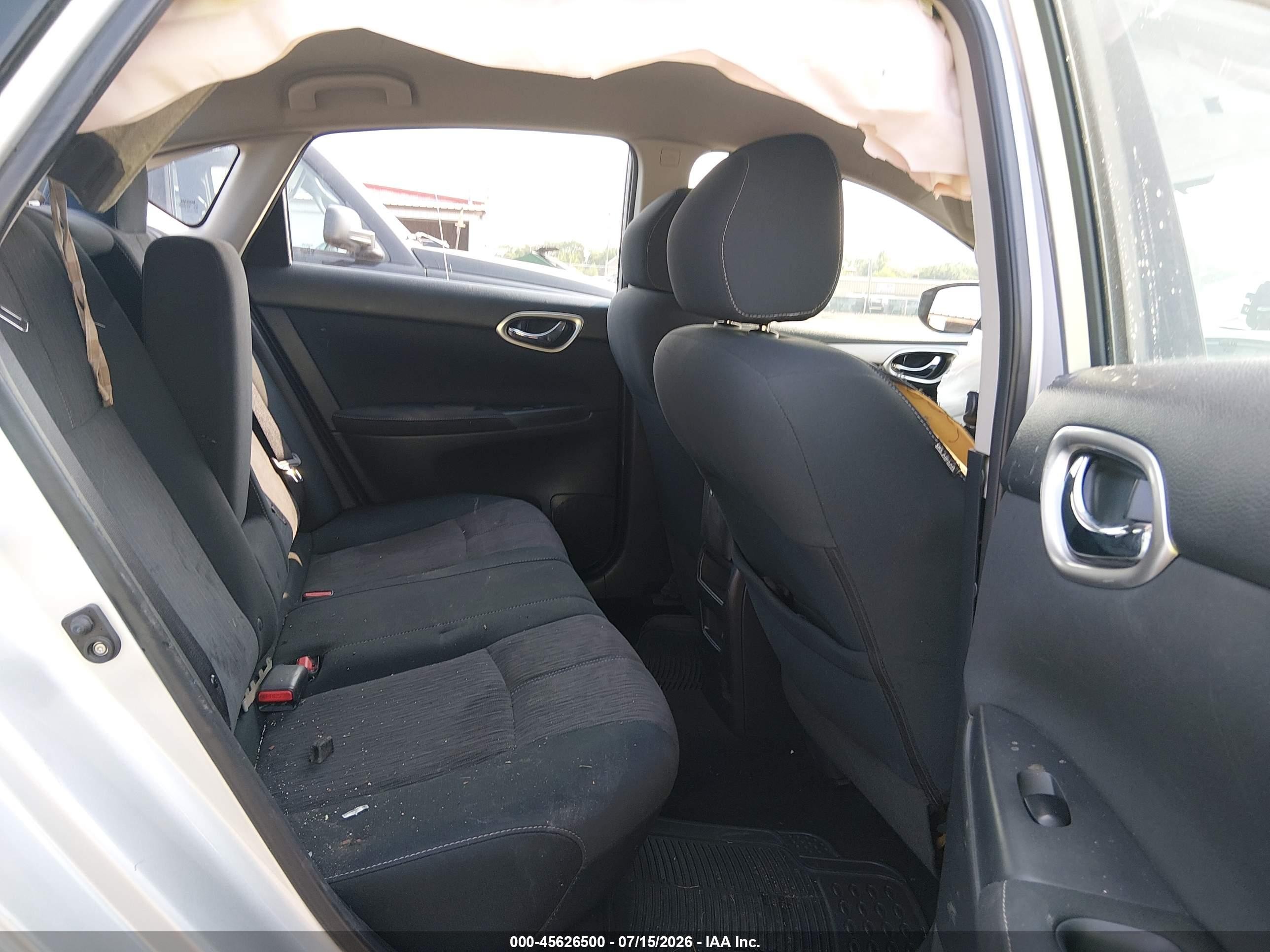 2015 Nissan Sentra Sv Silver vin: 3N1AB7AP0FY279065
