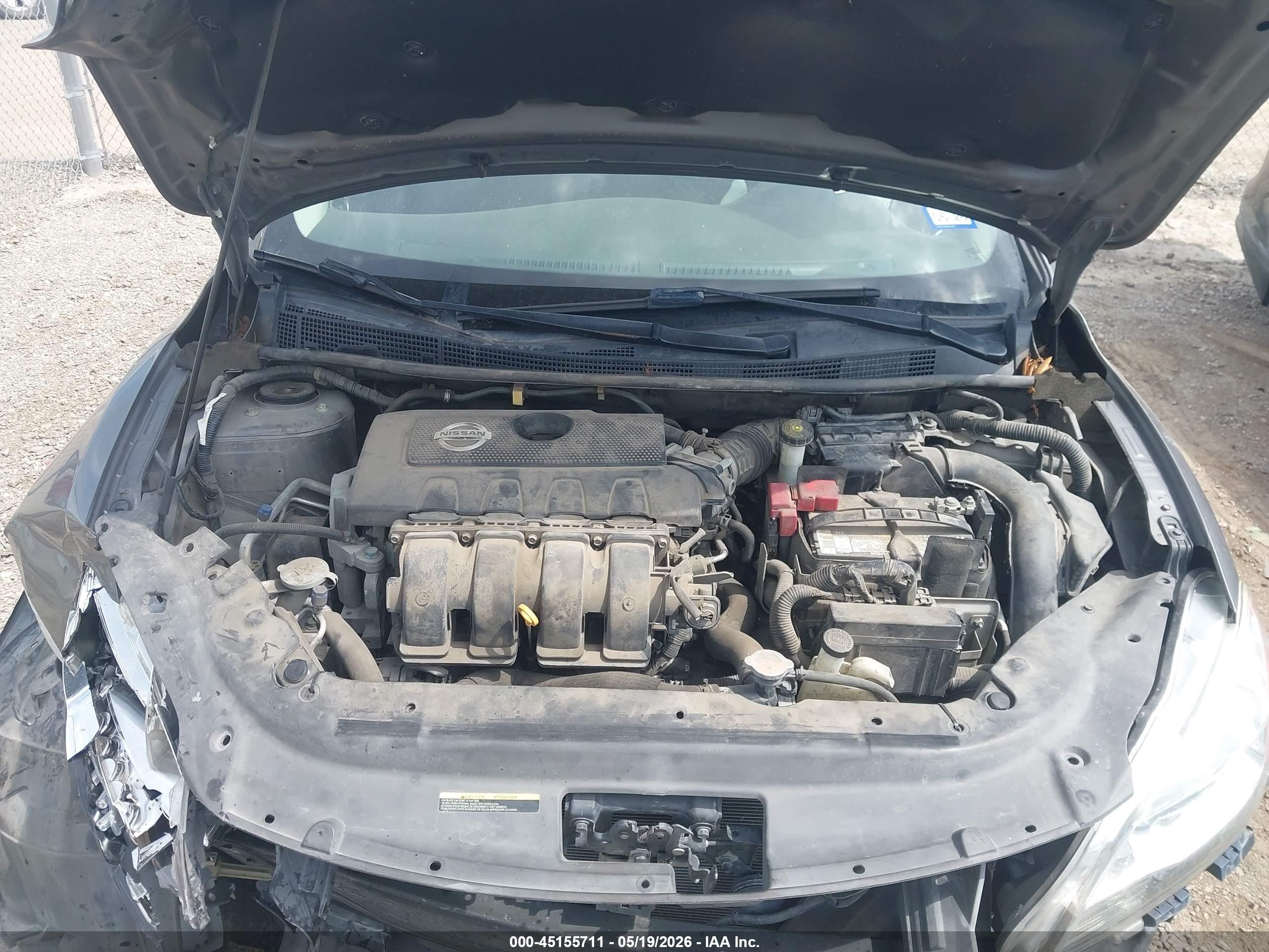 2015 Nissan Sentra S Gray vin: 3N1AB7AP0FY279177