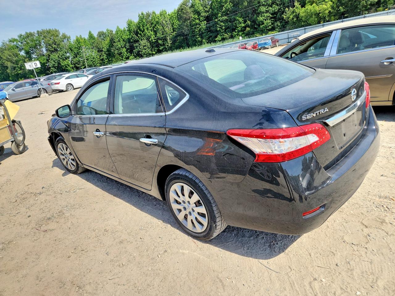 2015 Nissan Sentra Sv Black vin: 3N1AB7AP0FY290776