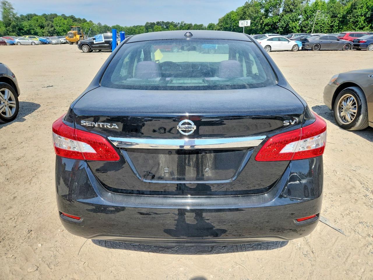 2015 Nissan Sentra Sv Black vin: 3N1AB7AP0FY290776