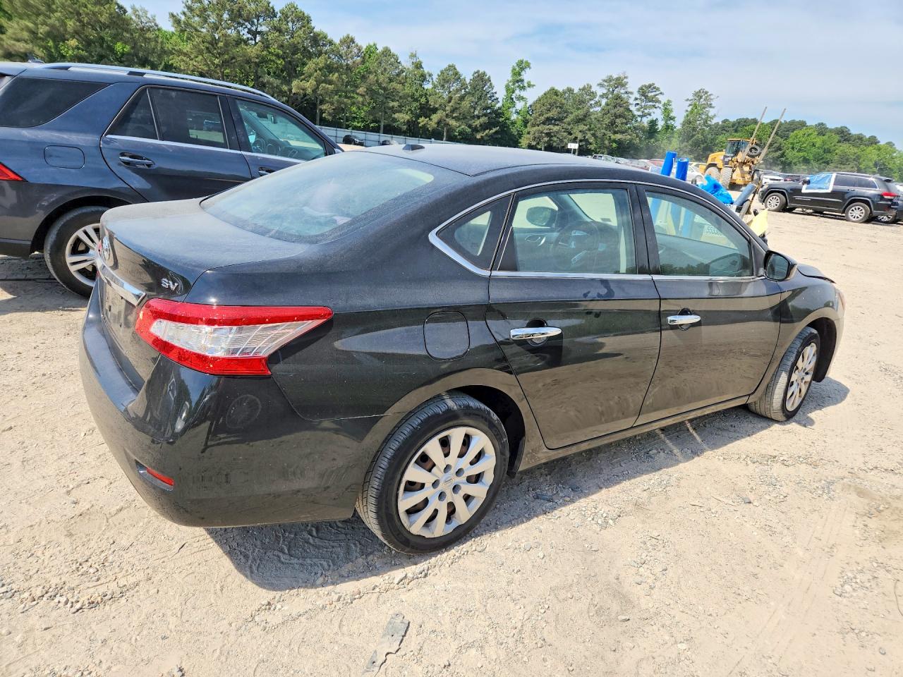 2015 Nissan Sentra Sv Black vin: 3N1AB7AP0FY290776